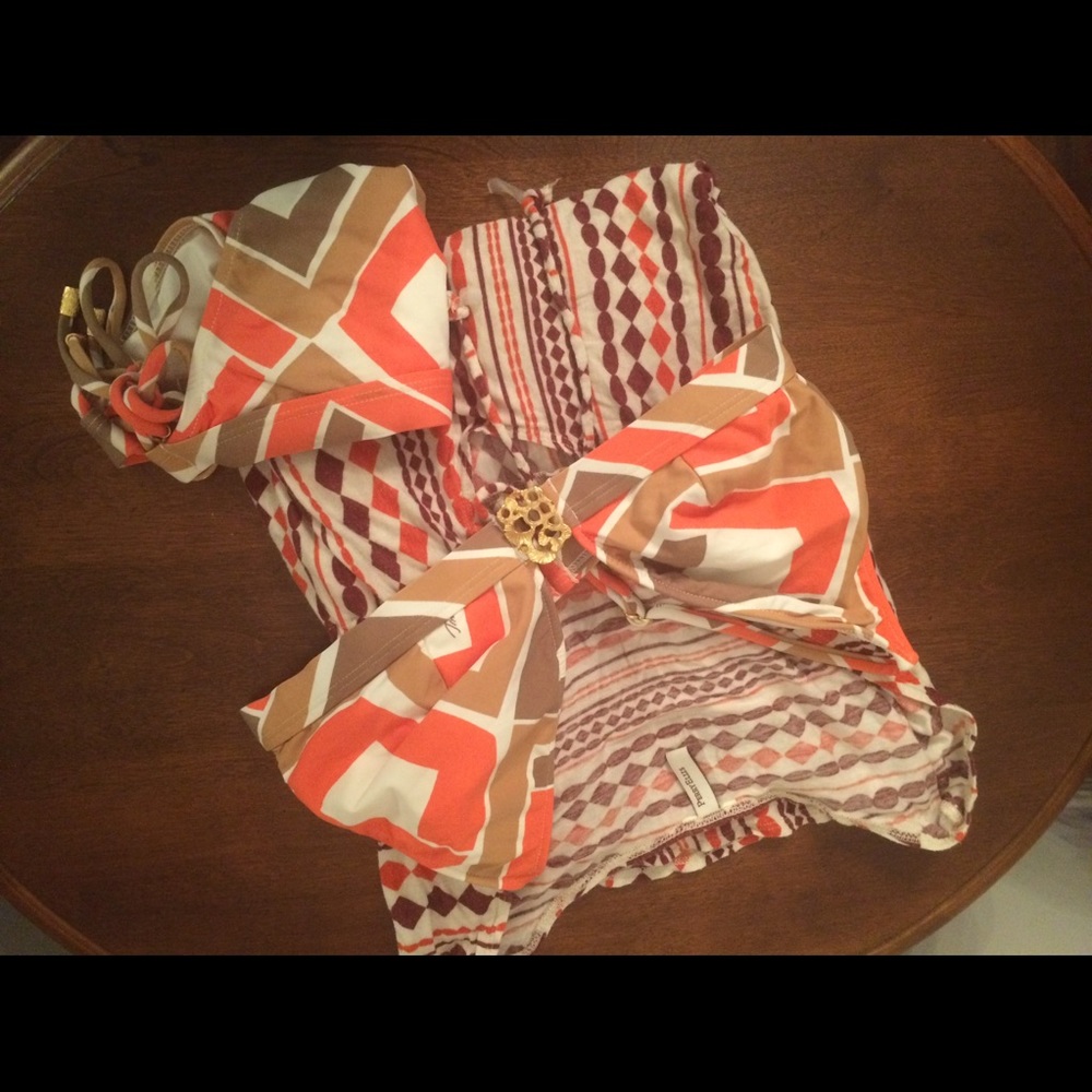 Trina Turk & Perry Ellis Swimsuit and cover-up